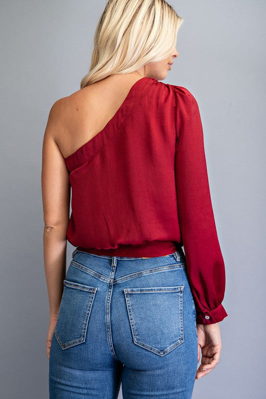 One Shoulder Top (Pick Color)