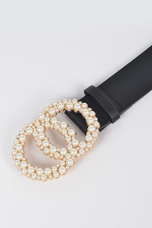 Pearl Double O Ring Belt (Pick Color)