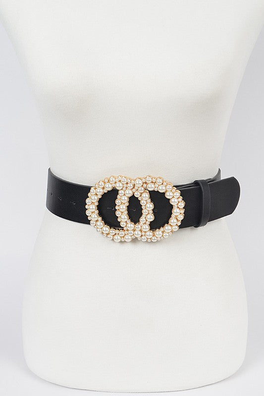 Pearl Double O Ring Belt (Pick Color)