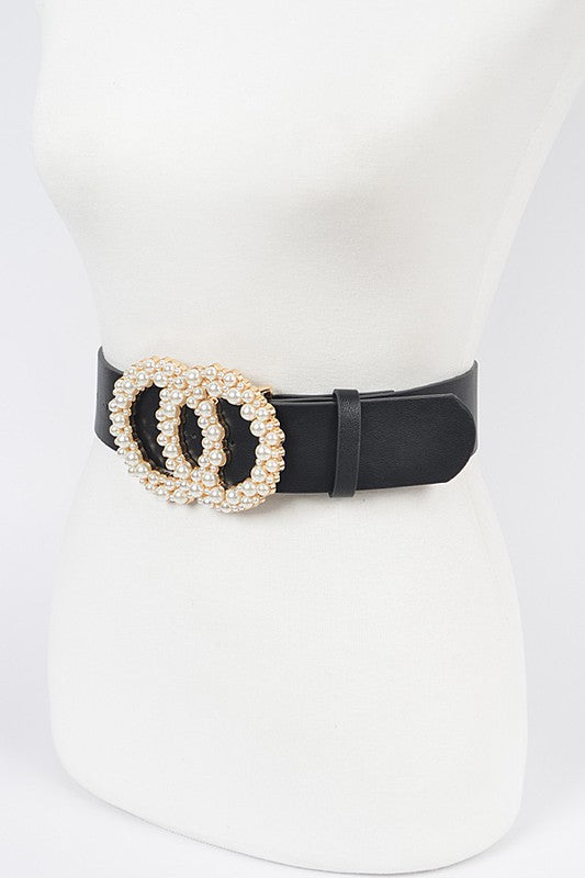 Pearl Double O Ring Belt (Pick Color)