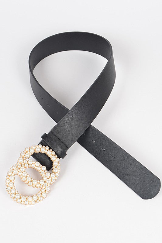 Pearl Double O Ring Belt (Pick Color)
