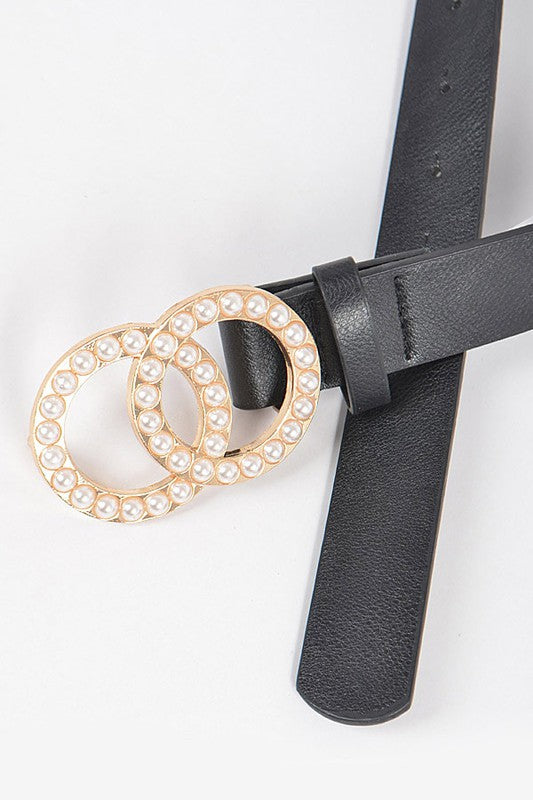 Pearl Double O Ring Belt (Pick Color)