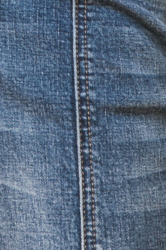 Wide Leg Medium Wash Jeans