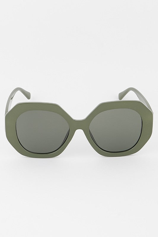 Geometric Retro Sunglasses (Pick Color)