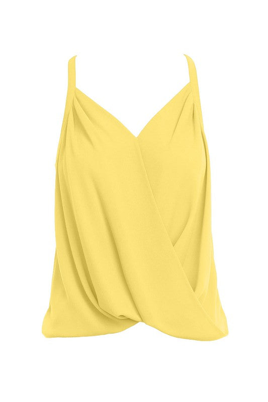 Surplice Tank Top (Pick Color)