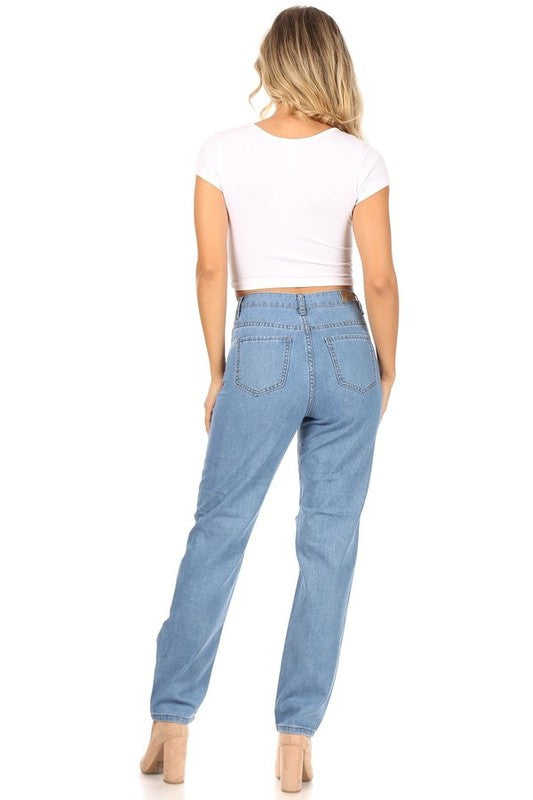 Distressed Boyfriend Jean