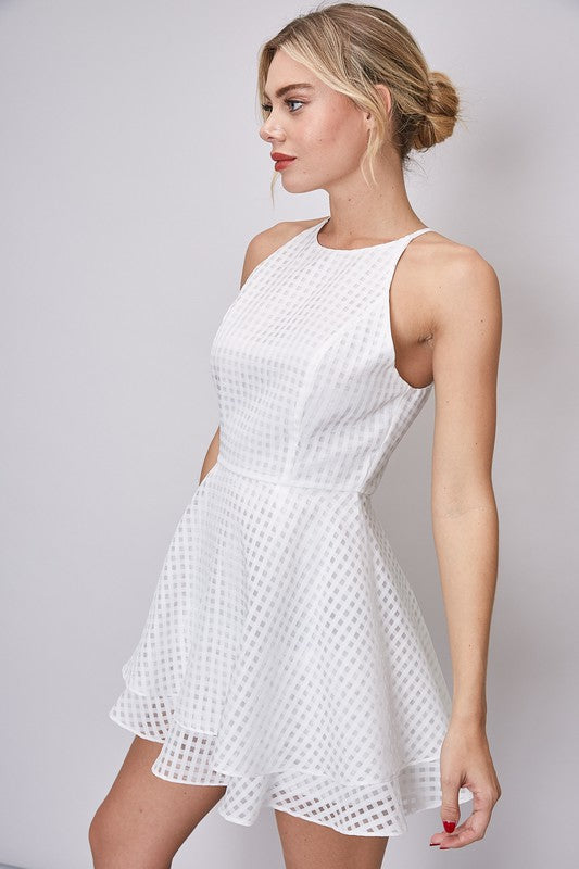 Halter Layer Dress/Romper