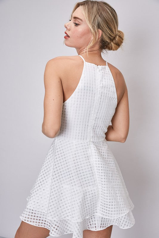 Halter Layer Dress/Romper
