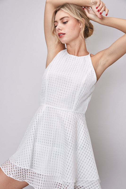 Halter Layer Dress/Romper