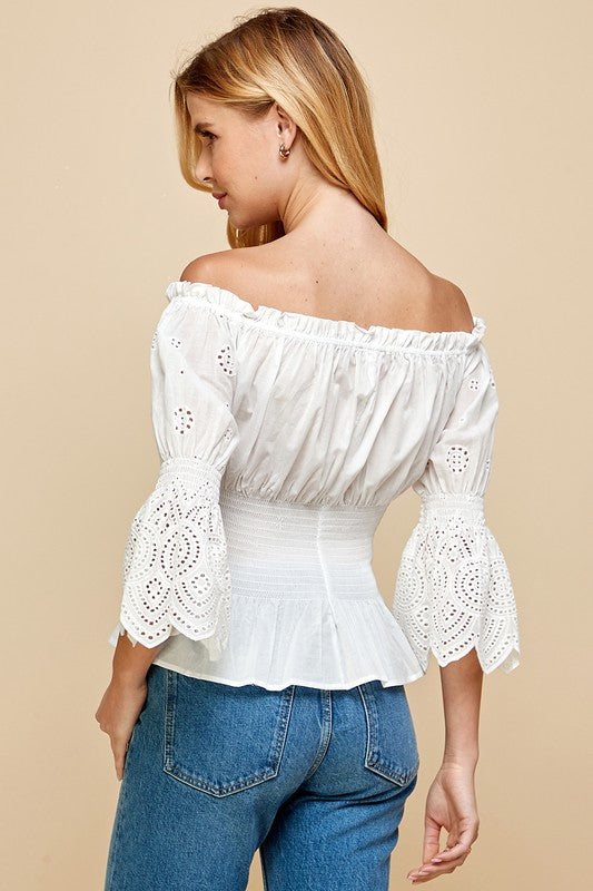 Off Shoulder Corset Top