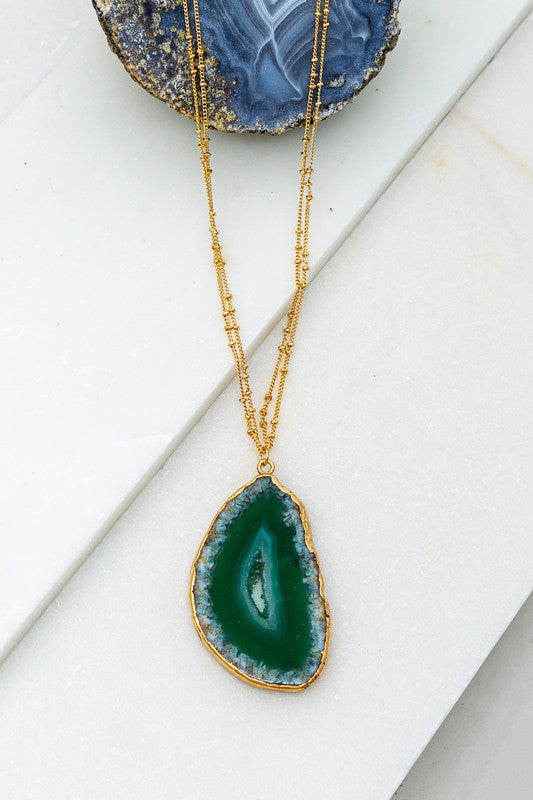 Agate Slab Necklace