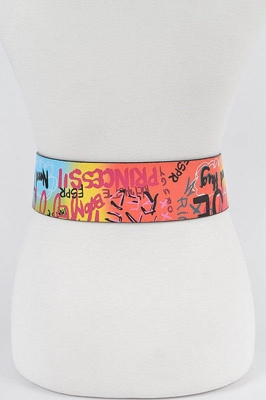 Graffiti Waist Belt