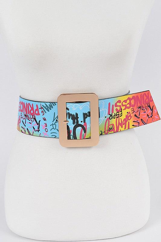 Graffiti Waist Belt