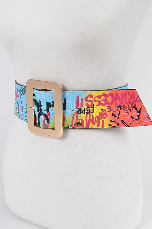 Graffiti Waist Belt