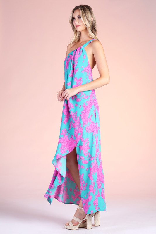 One Shoulder Asymmetrical Dress