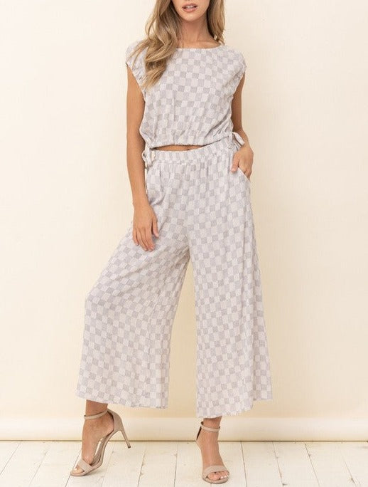 Boat Neck Crop Top