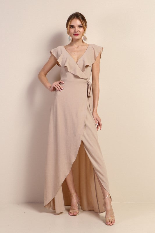 Wrap Formal Dress