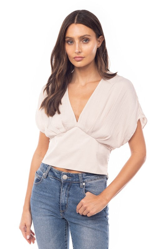 Pleat Detail Top