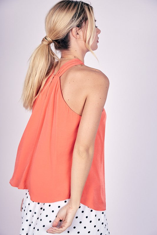 Halter Open Shoulder Casual Top