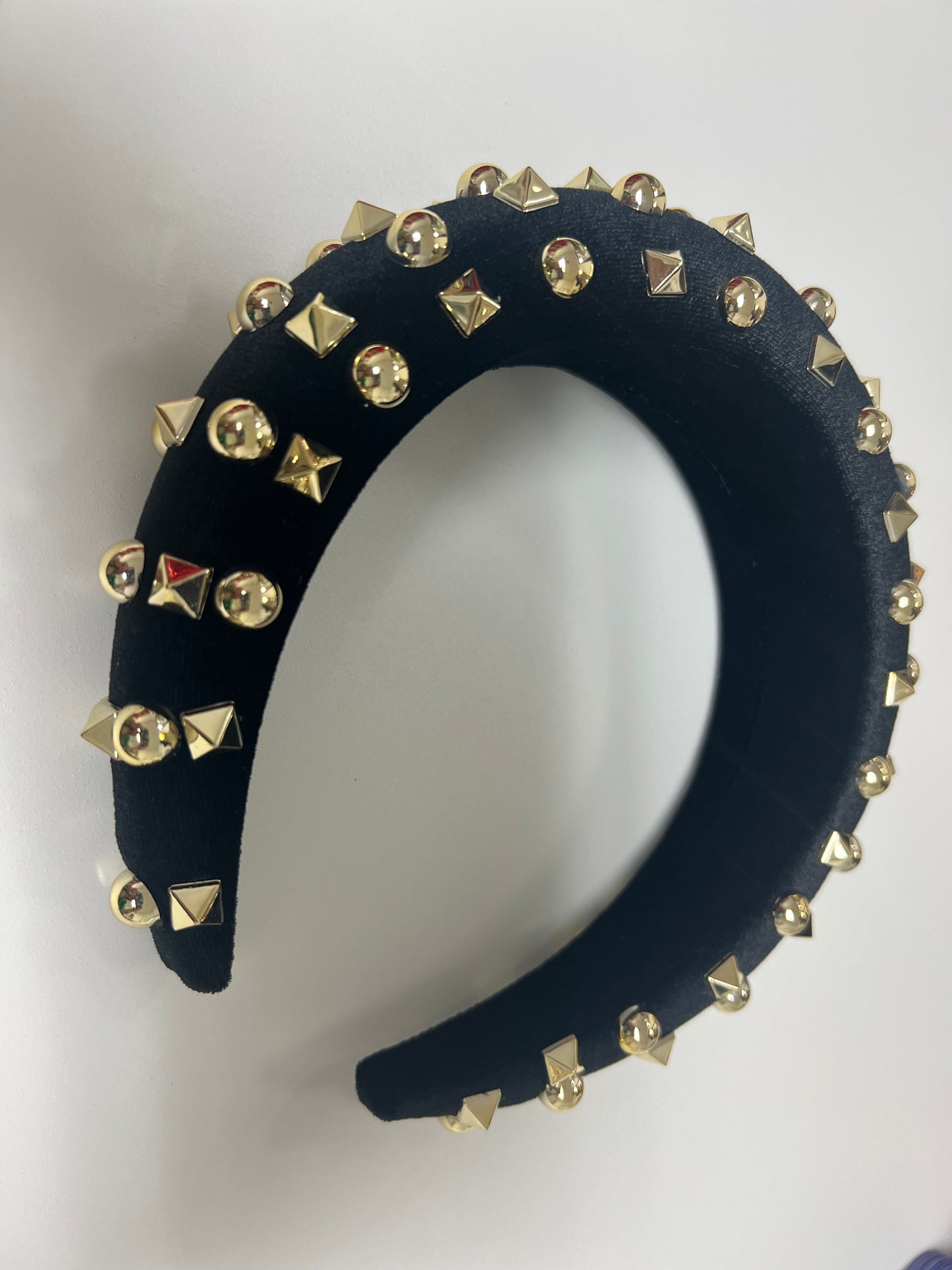 Gold Beads Padded Heaband