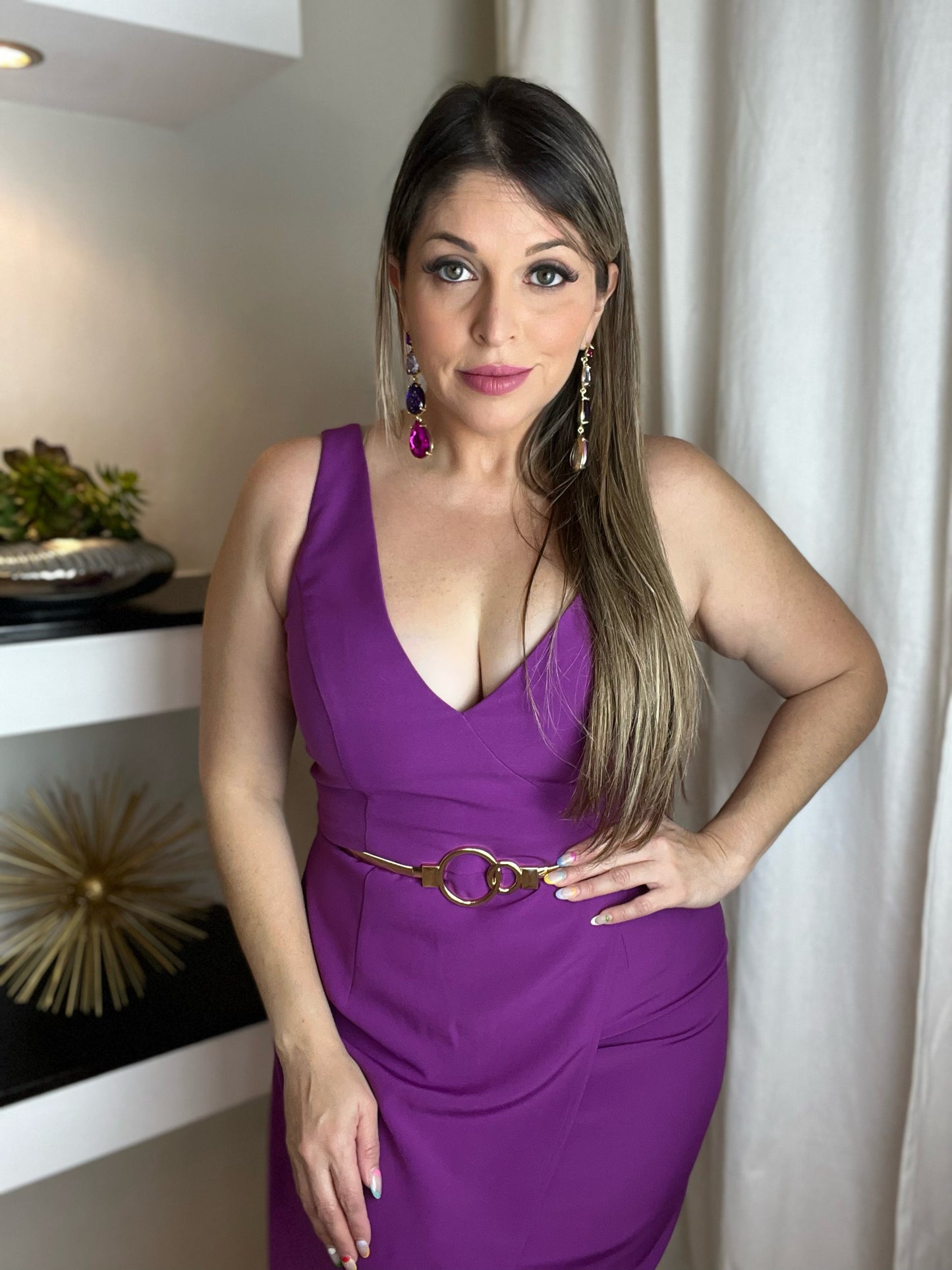 Asymmetrical Mini Dress