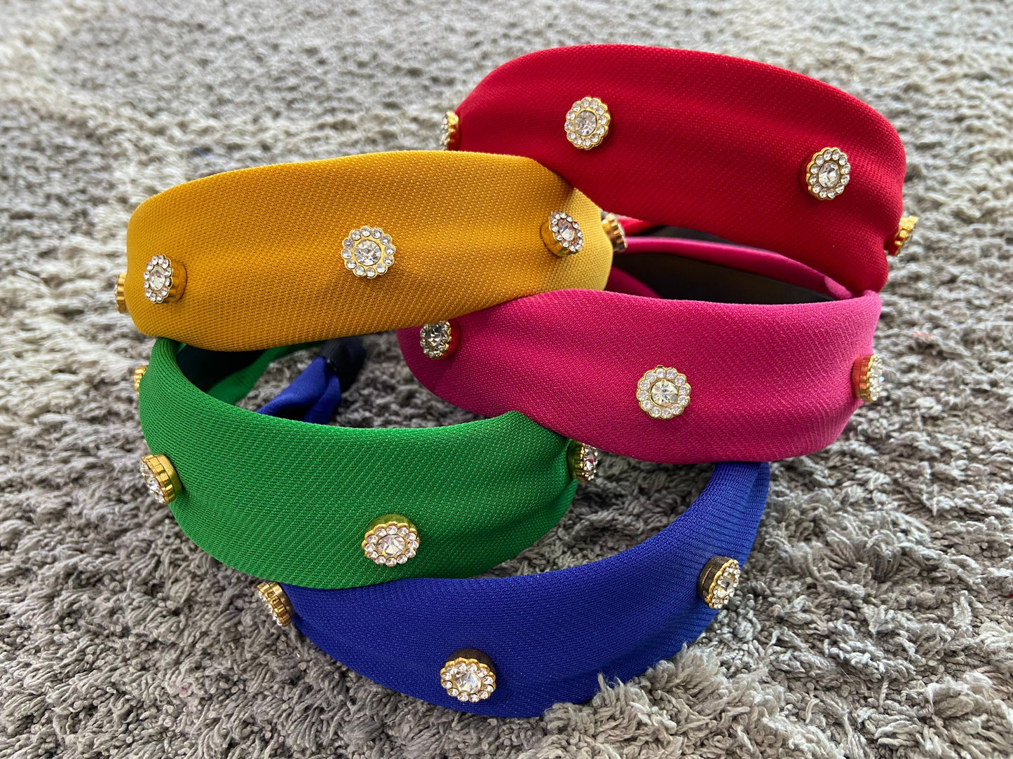 Rhinestone Detail Headband(Pick Color)