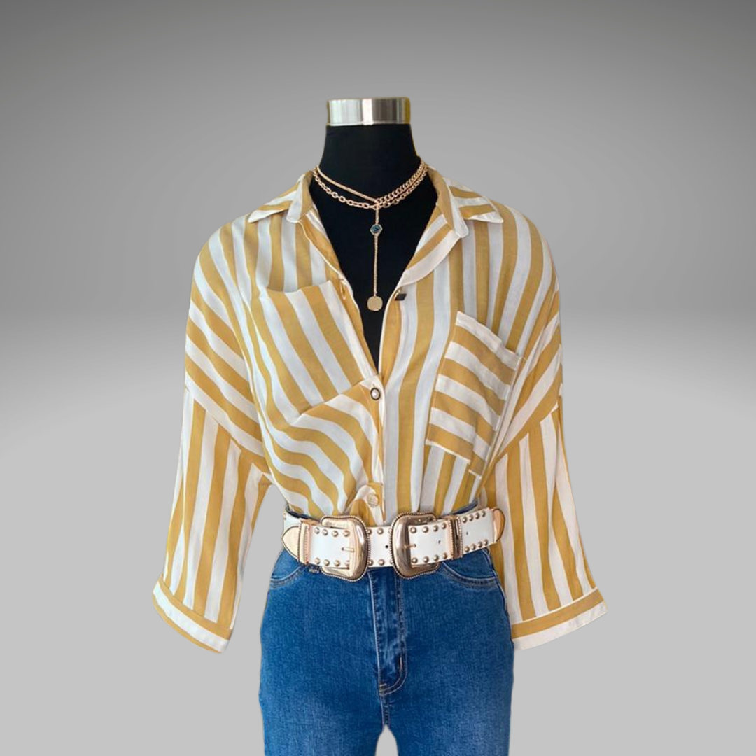 Stripes Blouse Top