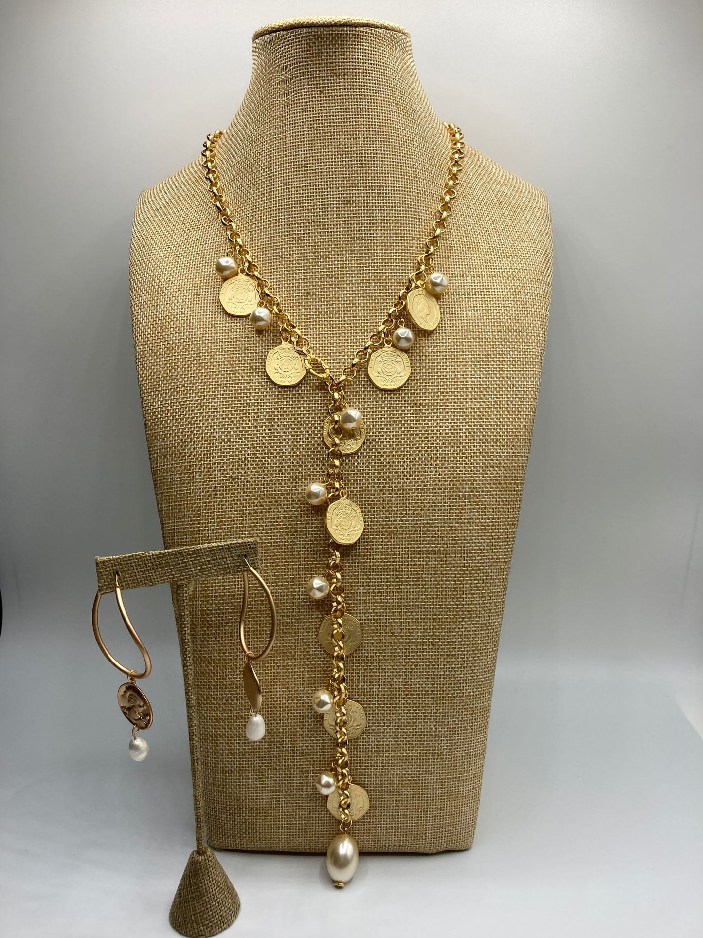 Coins & Pearls Turkish Necklace