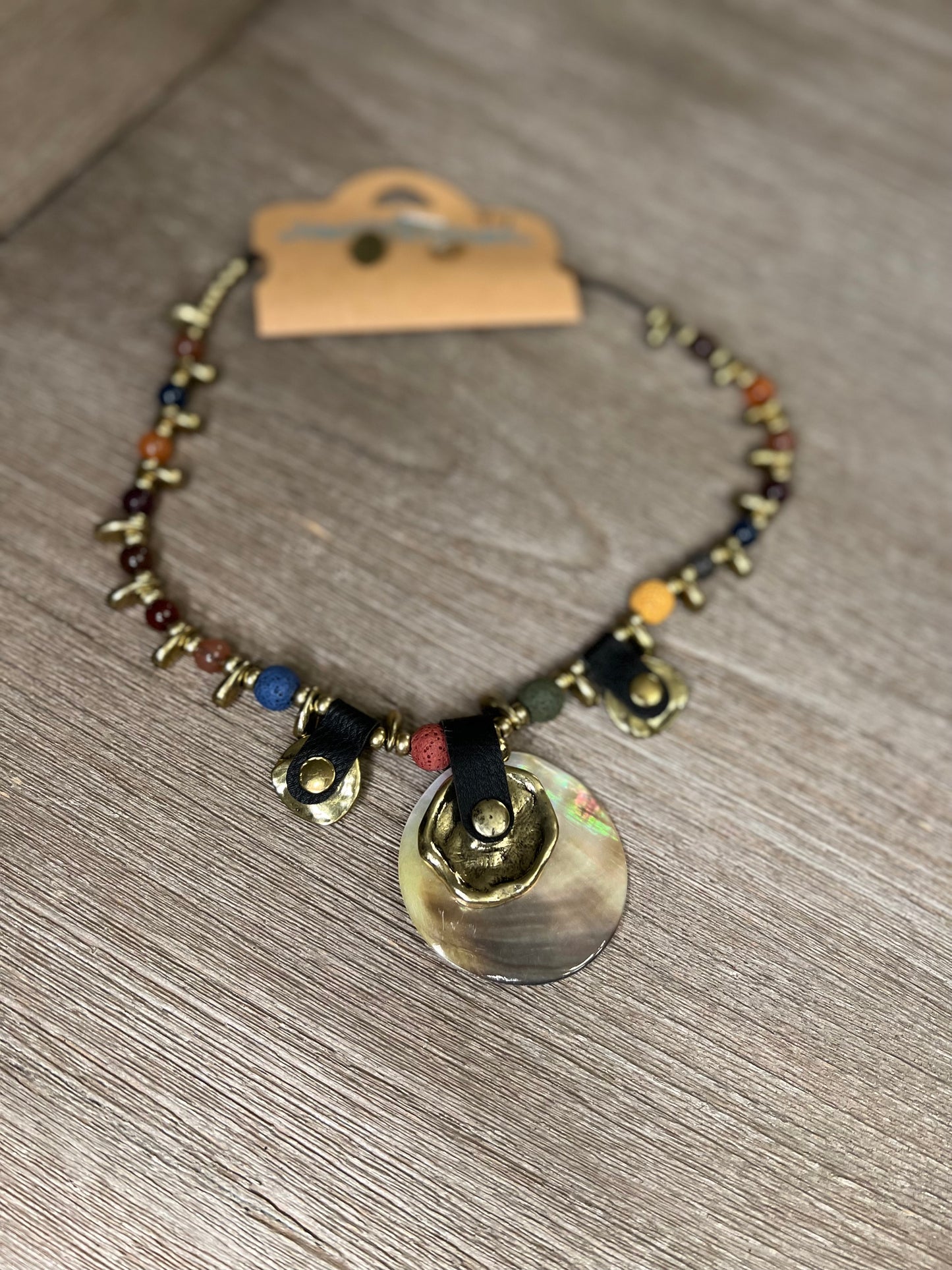 Multicolor Short Necklace Set