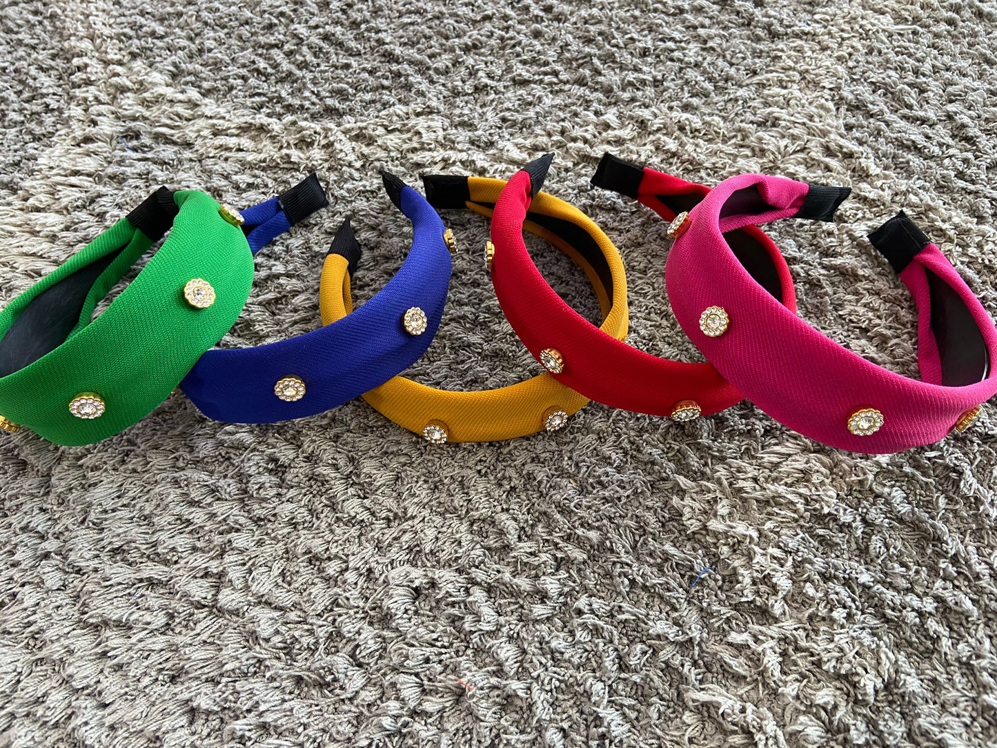 Rhinestone Detail Headband(Pick Color)