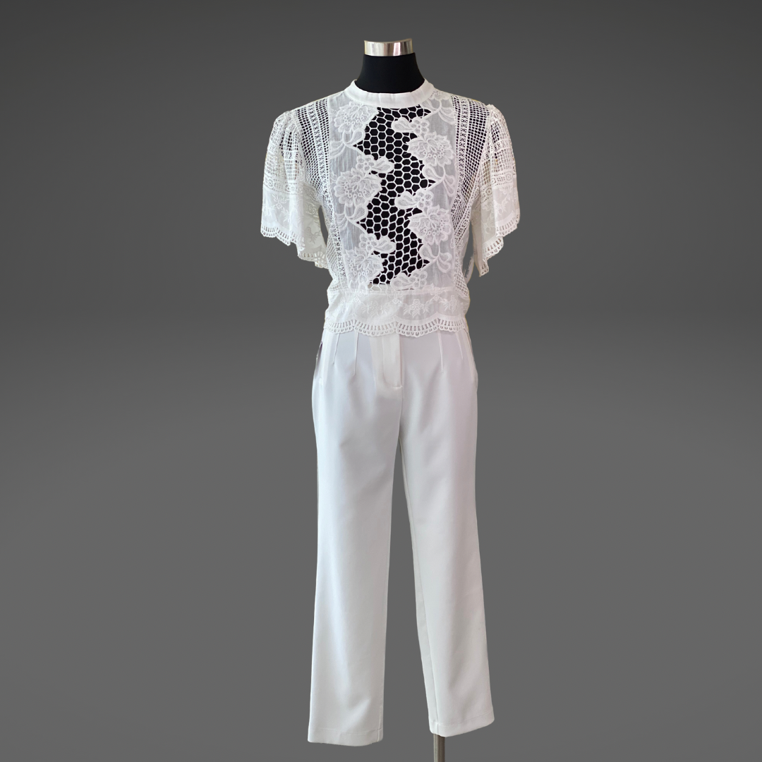 High Waist Fitted Tommy Pants (Pick Color)