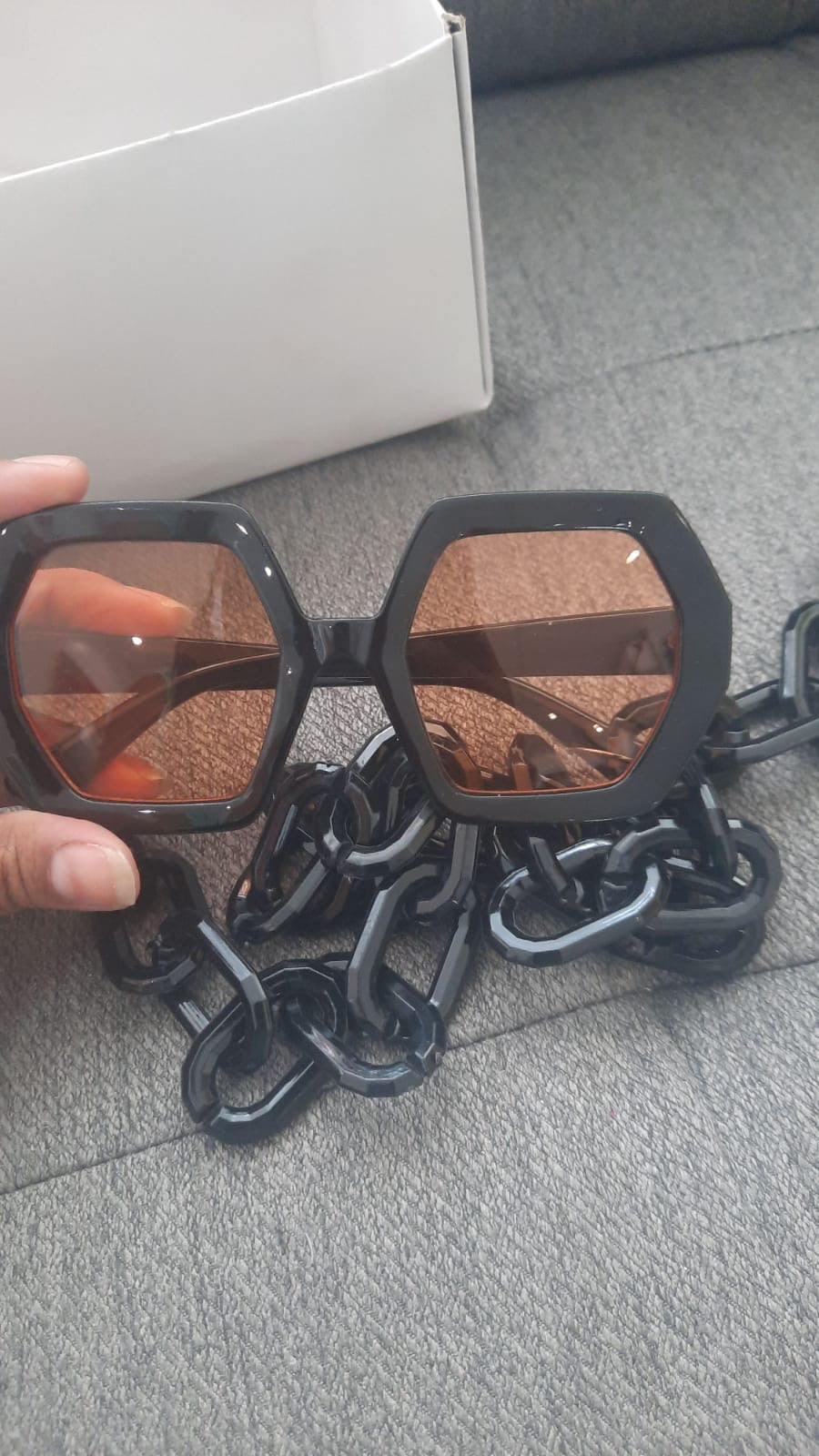 Hexagonal sunglasses