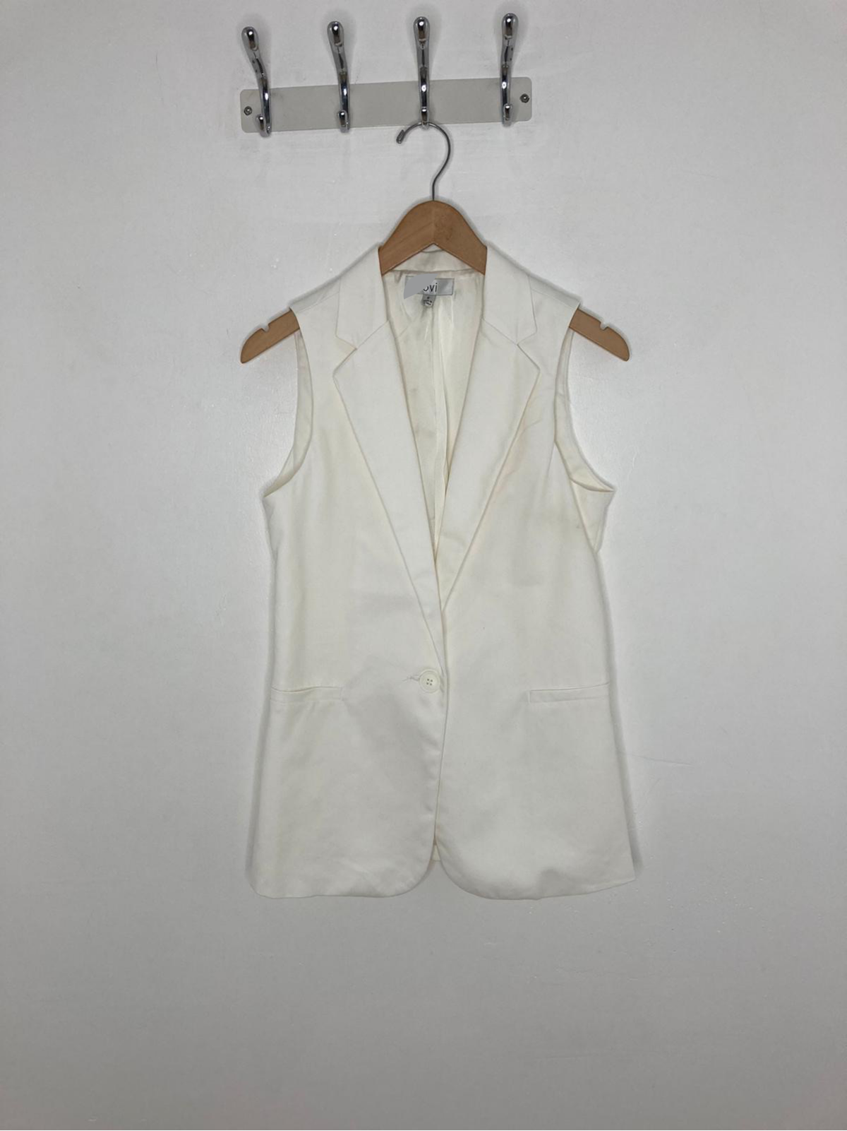 One Button Blazer Vest