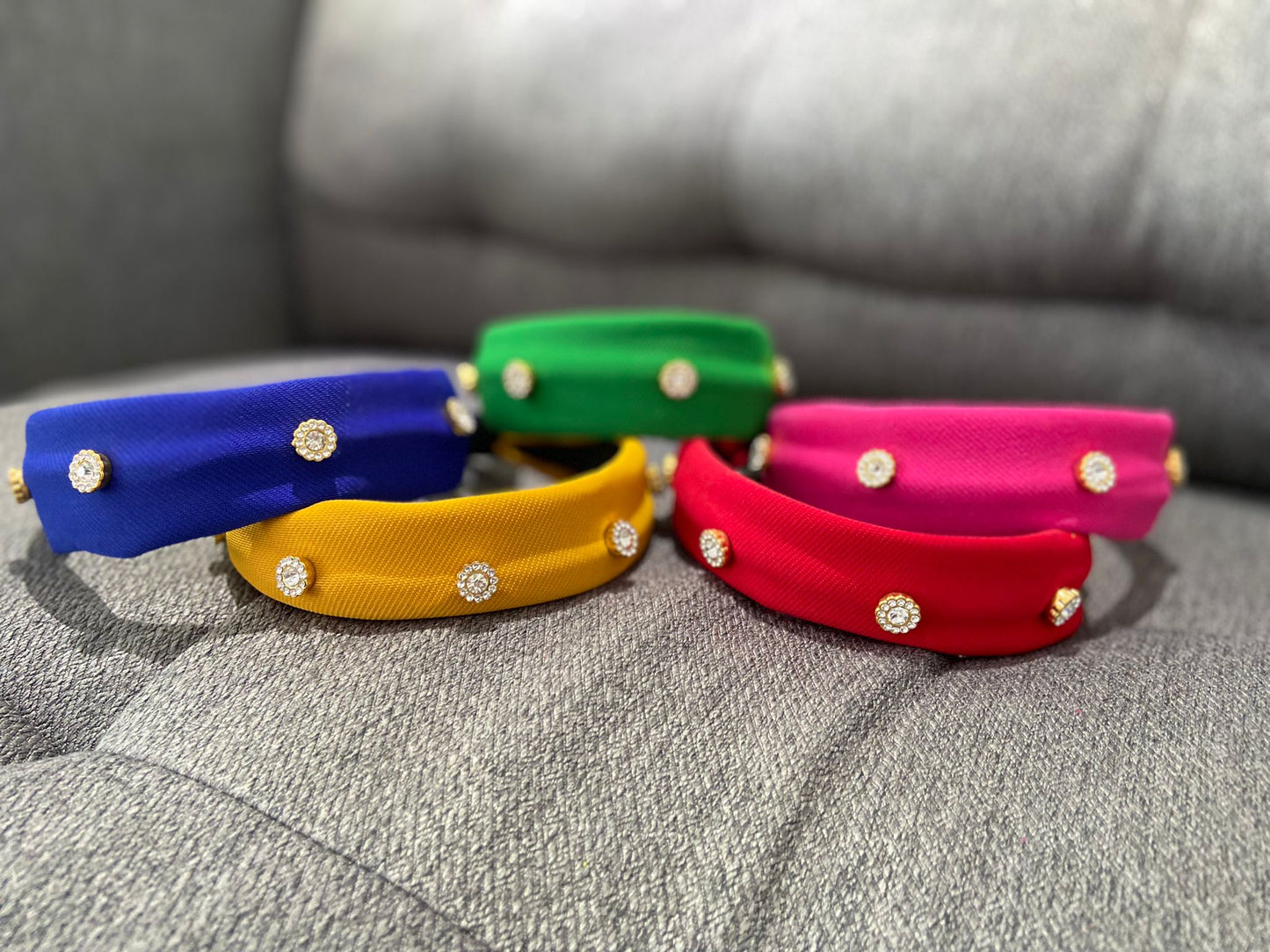 Rhinestone Detail Headband(Pick Color)