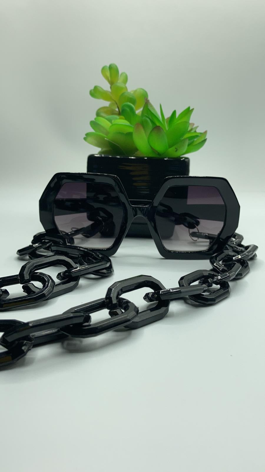 Hexagonal sunglasses
