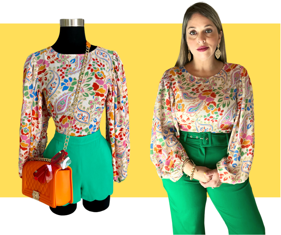 Floral Paradise Valley Long Sleeve Top