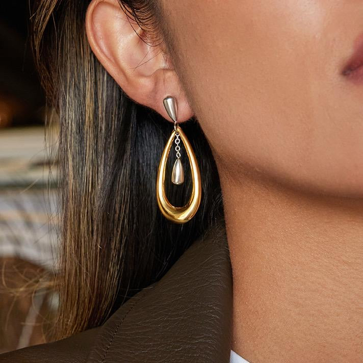 Two Tones Earrings