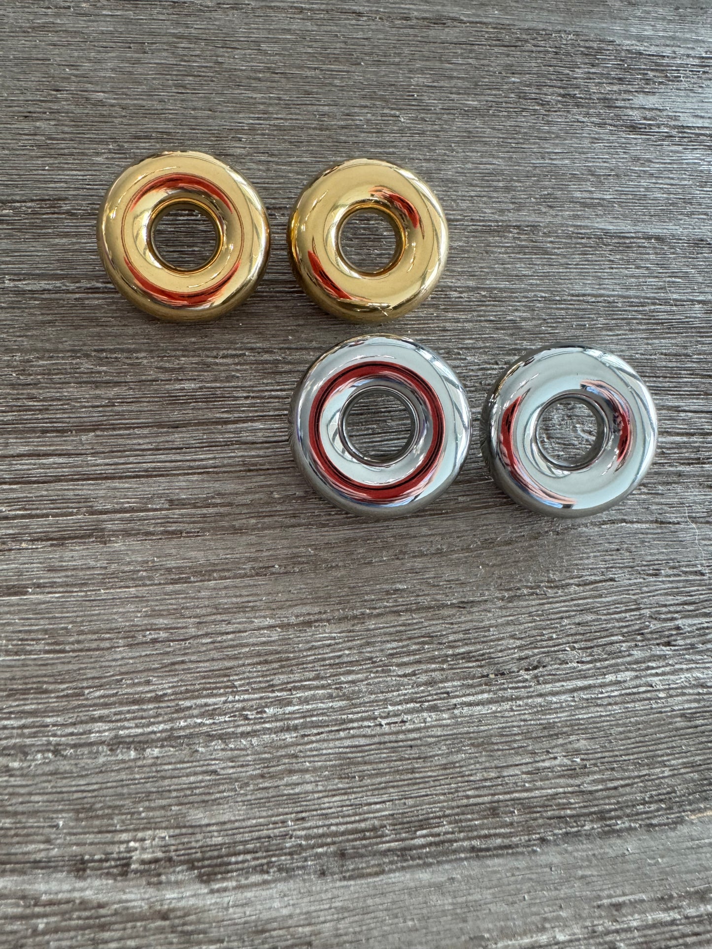O Ring SS Earrings (Pick Color)