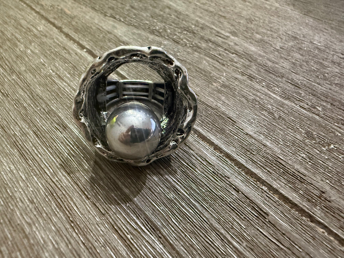 Oyster Silver Ring