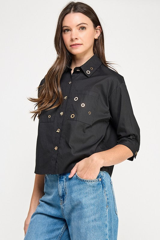 Ring Claps Button Shirt