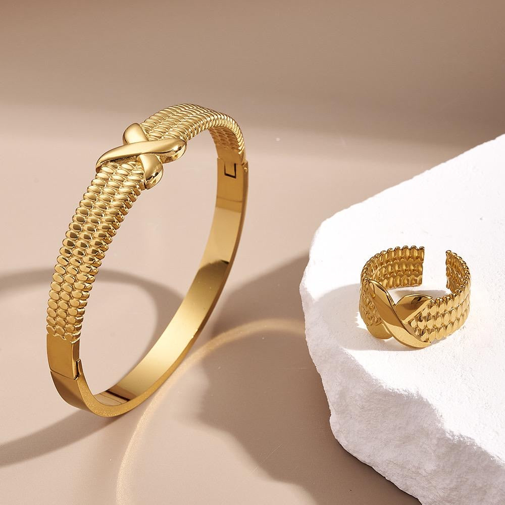 Bangle & Ring Set (Pick color)