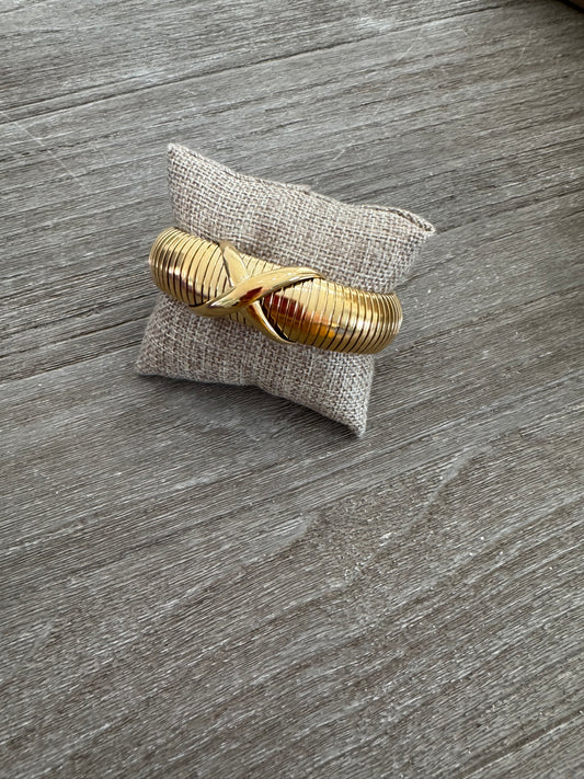 Elastic x Gold Bracelet