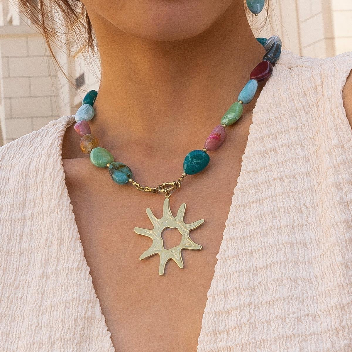 Multi Color Beads 2 Pieces Set