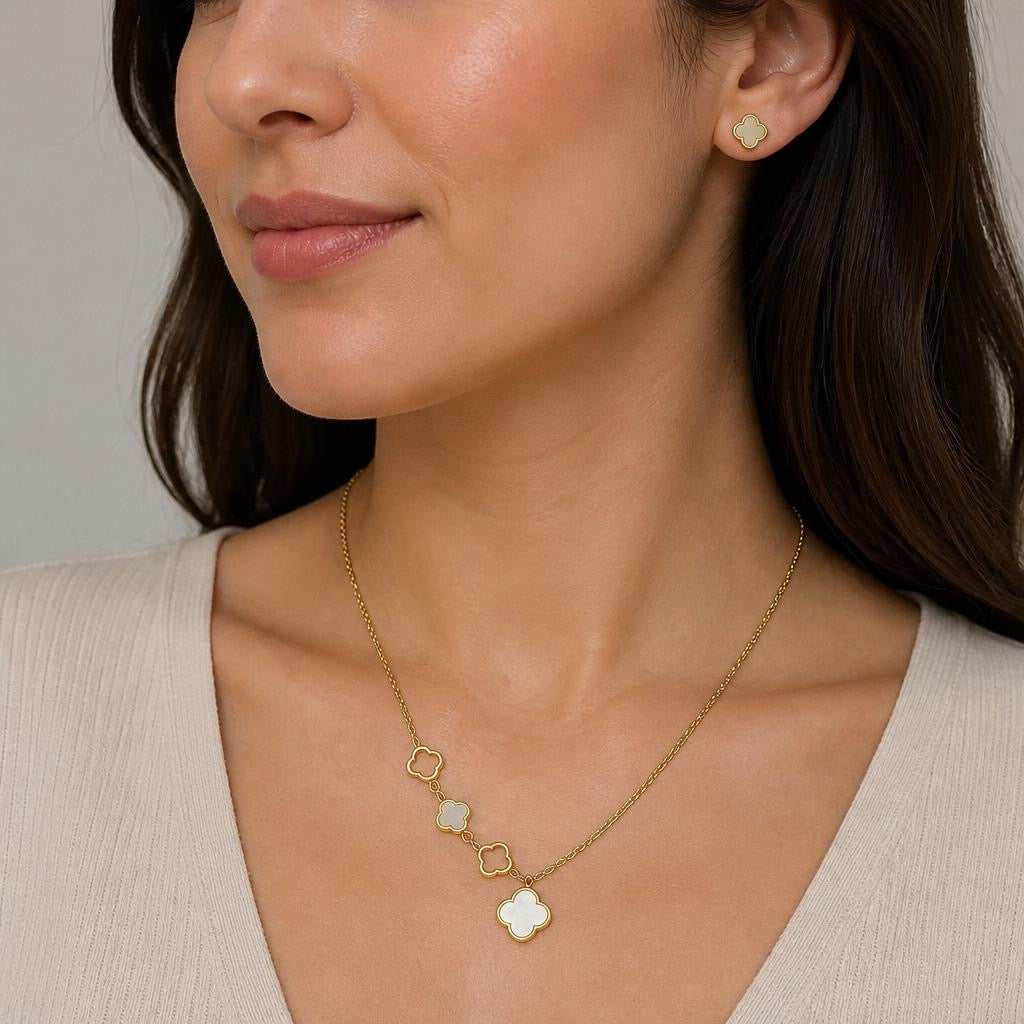Designer Inspired Earrings & Necklace Set