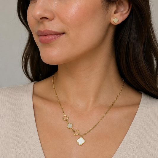 Designer Inspired Earrings & Necklace Set