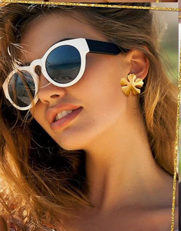 Gold Statement Earrings