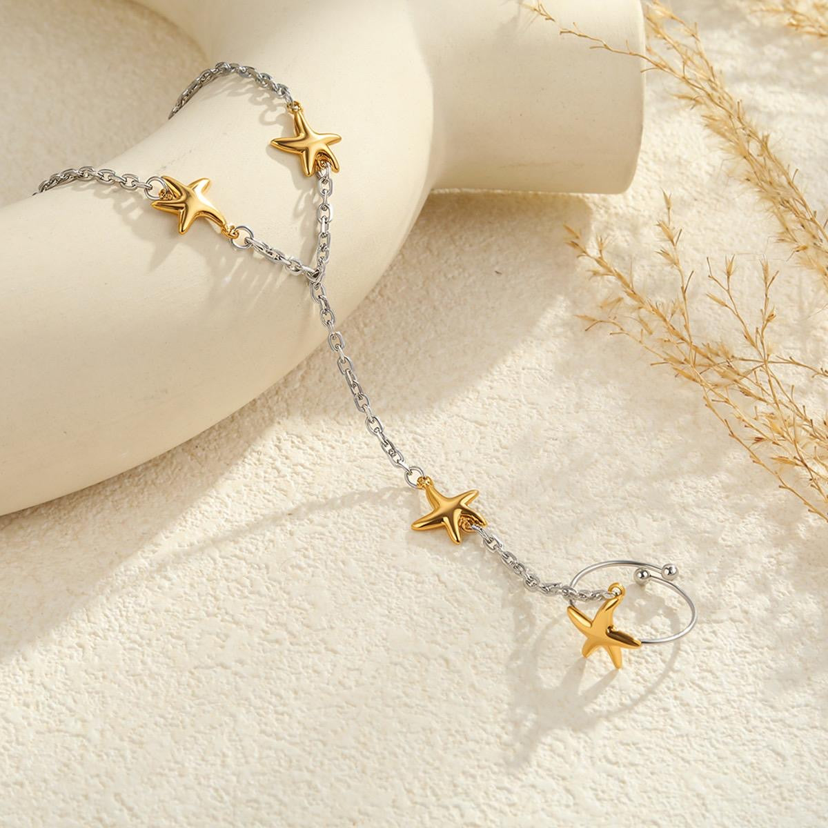 Two Tones Ring Bracelet