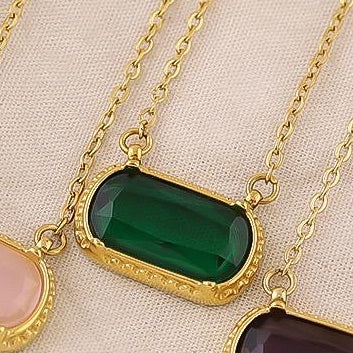 Cristal Necklace (Pick Color)