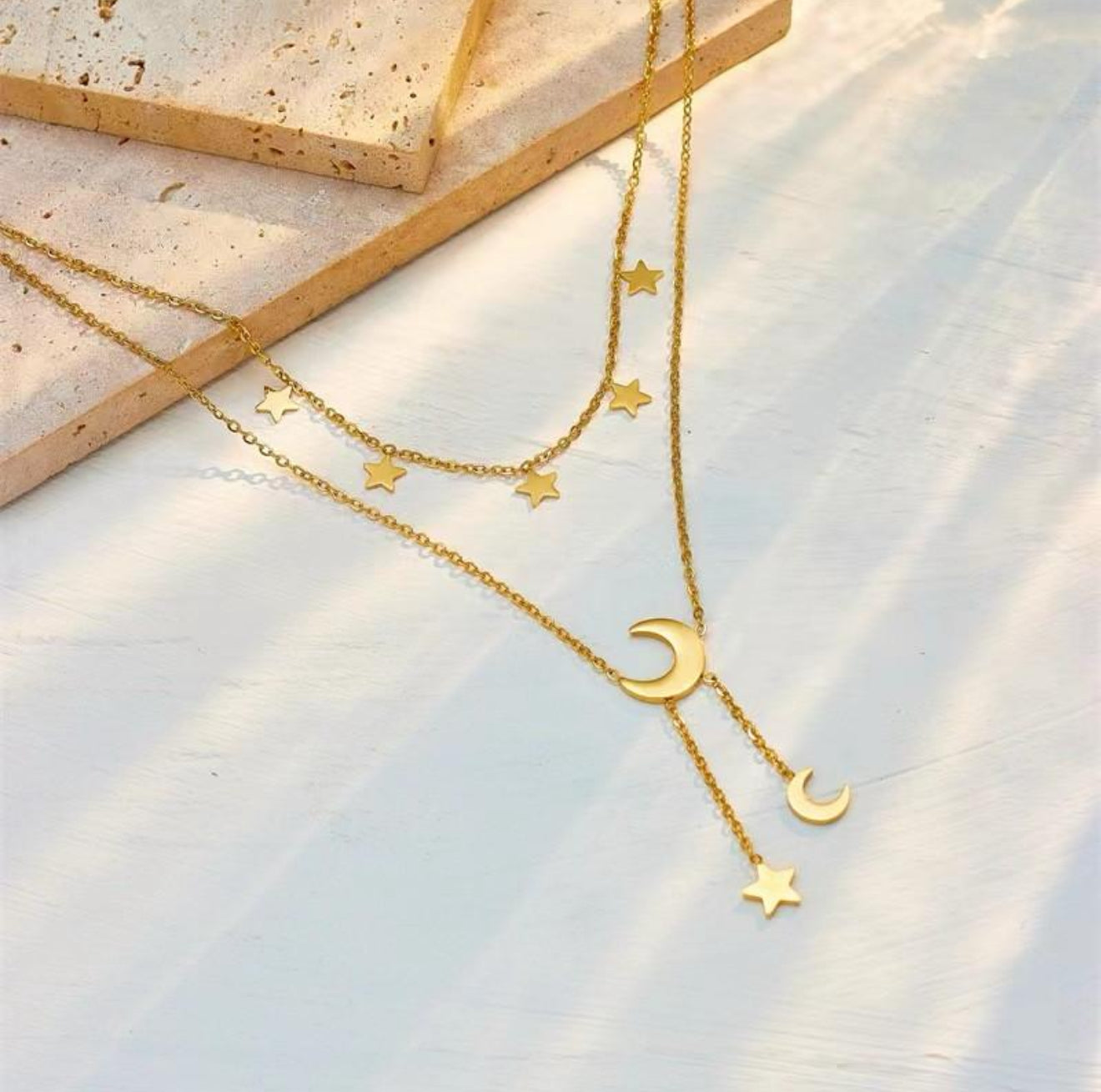 Moon & Stars Necklace