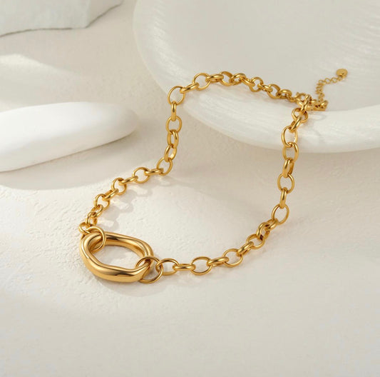 Chunky Necklace & Earrings Set